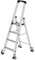 MUNK Günzburger Steigtechnik 41104 Escabeau en Aluminium Hauteur de Travail (Max.) : 3 m