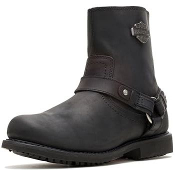 HARLEY-DAVIDSON FOOTWEAR Herren Scout, Schwarz, 46 EU