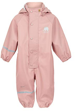 Celavi Unisex Basic PU rain Suit Regenjacke, Misty Rose, 80