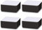 Möbelerhöher Betterhöhung Bed Riser Möbelfüße Möbelerhöhung Tischbeine Möbel Sofafuss Selbstklebende Tischbein Verlängerung Schreibtisch Erhöhung für Sofa Couchtisch Schrank Bett Schreibtisch 4 Stück