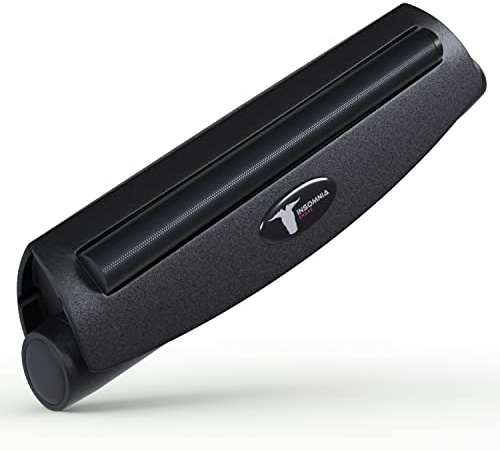 Insomnia Smoke Zigarettendrehmaschine | Tabak Zigarettenrolle Konischev Drehmaschine Zigarettenroller für normale Größe 80 mm oder King-Size-Betten 110 mm Vorrollkegel (King size, Schwarz)