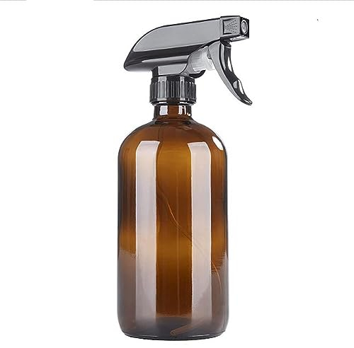 QUUPY Flacone spray in vetro vuoto, ricaricabile, 500 ml, bottiglia spray per acqua, nebulizzatore, contenitore per parrucchieri, giardinaggio, aromaterapia