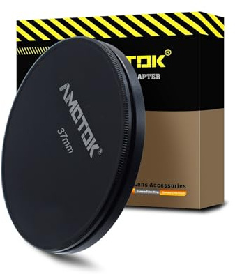 Capuchons de filtre en métal de 37 mm, compatibles avec tous les filtres d'objectif d'appareil photo de 37 mm (UV, CPL, ND, lentille filetée), produits d'outils CNC ultra précis.