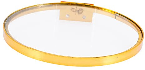 Yardenfun Wandaufbewahrung rundes Schweberegal Regal für die Wand runder Drahthalter Heimregal bücherregal ablagen Lagerregal Wohnkultur Aufbewahrungsregal für das Wohnzimmer Wandregal Glas