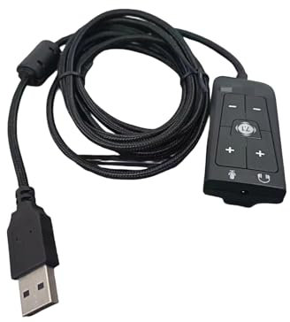 Sumérgete en un adaptador USB de sonido realista, tarjeta de sonido externa de 3,5 mm, micrófonos para auriculares Cloud2 7.1