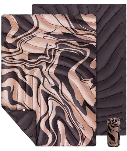 OneTigris Campingfilt Utomhus, Resefilt Ultralätt varm, Filt vattenavvisande för resor, vandring, picknick (195 * 140 cm)