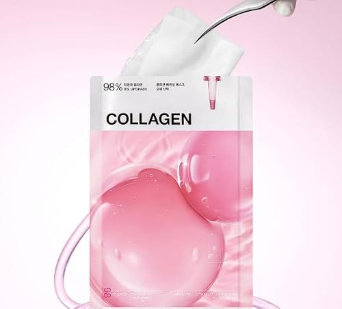 Schediheal - collagen essential mask core firming 5 x 24 ml - ark mask med kollagen
