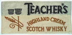 signs-unique Teachers Whiskey Baumwoll-Barhandtuch