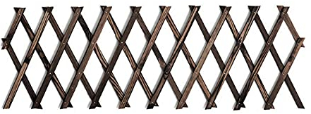 NSXIN Holz Rankgitter Rankhilfe für Kletterpflanzen Ausziehbar Gartenzaun Pflanzengitter Variabel Pflanzen Stützgitter Rahmen für Garten bis 150x37cm