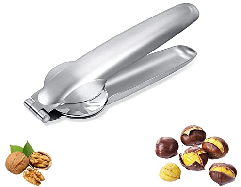 Taglia Castagne, Pinza per Castagne, Clip per Castagne in Acciaio Inossidabile,Castagno Clip,Clip Rapida per Castagne,Castagne Utensili Cucina