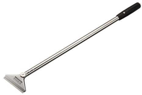 STROXX Tapetenschaber 69cm Länge inkl. Klinge - Wandschaber - Bodenschaber - Farbschaber - Kleberschaber - Tapetenentferner - mit Gummigriff - extra lang