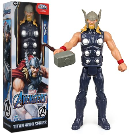 Xingsky Thor Personaggi Thor Toy Mar-vel Aveng-ers figure 30 cm, giocattolo Aveng-ers per bambini dai 3 anni in su