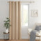 MIULEE Verdunklungsvorhang Beige Blickdichte Vorhänge mit Ösen 1 Stück H 225 x B 140 cm Tür Gardinen Abdunkelnde Wohnzimmer Schlafzimmer Blackout Curtain