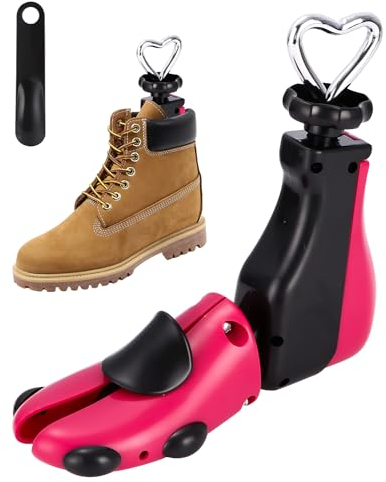 Yulado Espansori Scarpe Donna Uomo, Regolabile Lunghezza Larghezza, Plastica Forme Scarpe con Calzascarpe