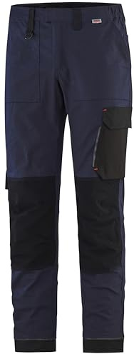WÜRTH MODYF Bundhose Nordic - Funktionelle Arbeitshose für Herren mit Anti-Rutsch-Band in der Taille in Dunkelblau und Größe 52