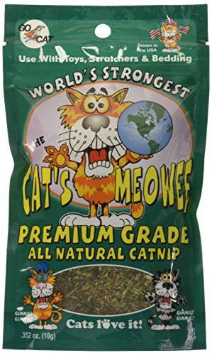 .352 Ounce The Cat's Meowee All Natural Premium Grade Cat Nip (Pack of 2)
