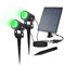 CORESLUX Solar Gartenleuchten Solarlampen für Außen Garten IP65 Wasserdicht Gartenleuchte Solar Gartenbeleuchtung 6000K LED Solarstrahler für Außen Gartenweg Bäume Sträucher (Grün)