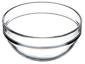 PASABAHCE 2973006 Lot de 6 coupelles en verre empilables, 6 cm