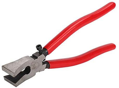 Robuste Glasbrechzange, handliche Stahl-Flachzange, Glaslaufzange, Glasschneidezange, Schneider für Glaskeramikarbeiten