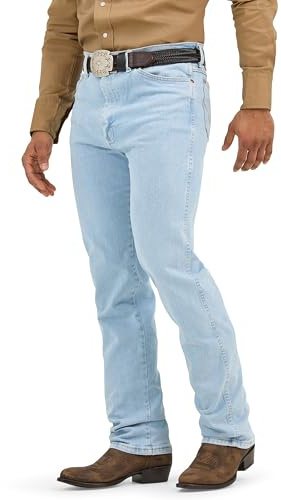 Wrangler Cowboy Cut Active Flex Jeans för män, jeans med stretch och smal passform, 40W / 32L
