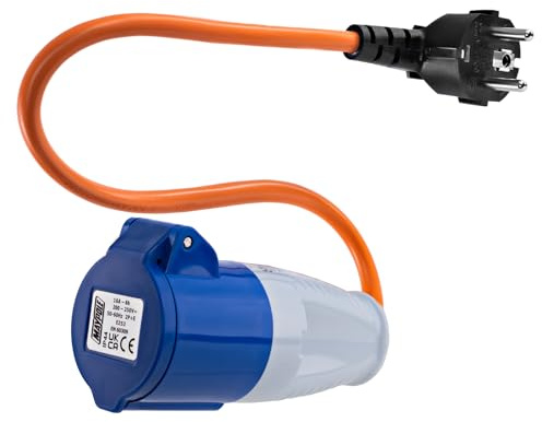 BITS4REASONS - Maypole Euro 230V Hookup Lead for Caravan, Campervan & Camping (MP371B). European Camping Electric Hook Up Plug Electrical Hookup Cable.