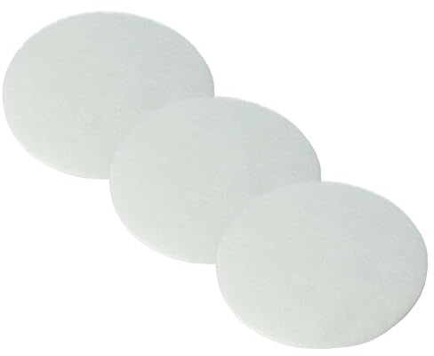 vhbw Set 3X Schutzvlies kompatibel mit Dyson DC19, DC20, DC21, DC04, DC05, DC08, DC29 Staubsauger - Schutzfilter, Weiß