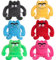 Farbenmonster Plushie, Bunte Monster Plüschtier für eine fröhliche und unbeschwerte Stimmung, Halloween oder Birthday Decorations Monster Kuscheltier Geschenke für Jungen oder Mädchen. (6pcs)