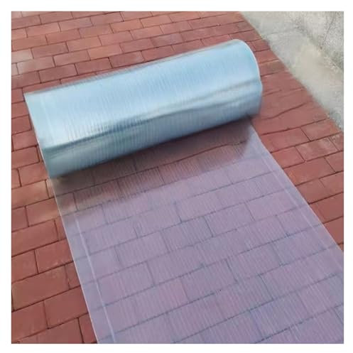 Película transparente para invernadero, lámina de policarbonato de 1 mm, resistente a los rayos UV, cubierta transparente para jardinería, agricultura, fácil instalación, 3.3 x 23 pies
