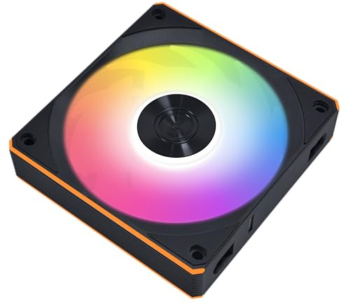 Lian Li UNI Fan CL120 ARGB PWM Fan - Single Pack - 2.4 GHz Wireless Signal RGB & PC Case Fans Control - 28mm FDB - Daisy-Chain - Low Noise - Controller NOT Included & Required - Black (12CL1W1B)