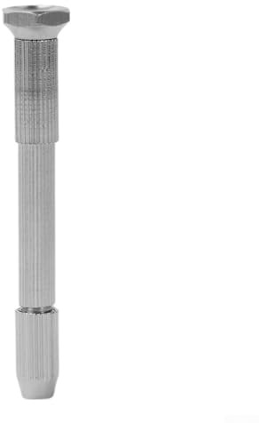 Zilimontt Mini trapano a mano con mandrino senza chiave e 10 pezzi da 0,8 mm-3,0 mm per punte da trapano HSS, strumento rotante manuale in lega di alluminio per legno, plastica, gioielli, PCB, modelli