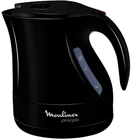 Moulinex BY1078 Wasserkocher | 1.2 L | Herausnehmbarer Kalkfilter | 360°-Sockel | 2.400 W Leistung | schwarz