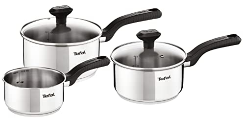 Tefal Comfort Max padella in acciaio inox Set - 3 pezzi
