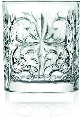 RCR 26244020006 Tattoo Trinkgläser aus Kristall, 6er-Set, Glas, Becher, Einheitsgröße