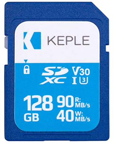 128GB SD Card Class 10 Speicherkarte for Canon EOS M50, M100, M10, M6, M5, 6D, 60D, 70D, 80D, 100D, 550D, 600D, 1100D, 1200D, 1300D, 2000D, 4000D, 9000D Digital Kamera UHS-1 U1 SDHC 128 GB