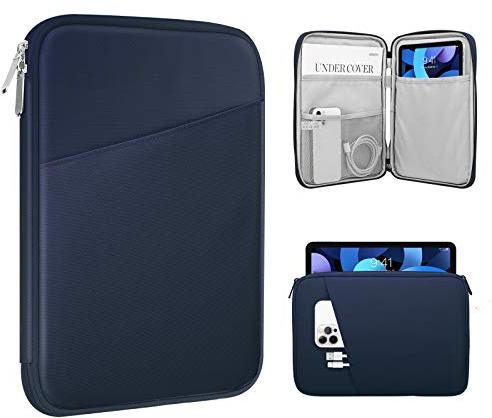 TiMOVO 9-11 Tablet-Hülle für iPad 11 Zoll A16 2025, iPad 10. Gen. 10.9“/10.2 / Air 11 Zoll/Air 5/4. Gen. 10.9, Galaxy Tab A9+/A9 Plus 11“, Schutztasche mit Tasche, Indigo