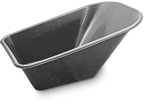 BITUXX Schubkarre 100L Schubkarren Schiebkarre Scheibtruhe Bauschubkarre mit PVC Wanne und Luftreifen bis 250kg (Ersatz PVC Mulde Schwarz)
