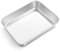 Teglia da forno Onader, 23,8 x 18 x 5 cm, in acciaio inox, rettangolare, piccola teglia da forno, per lasagne, atossica e sana, facile da pulire e lavabile in lavastoviglie
