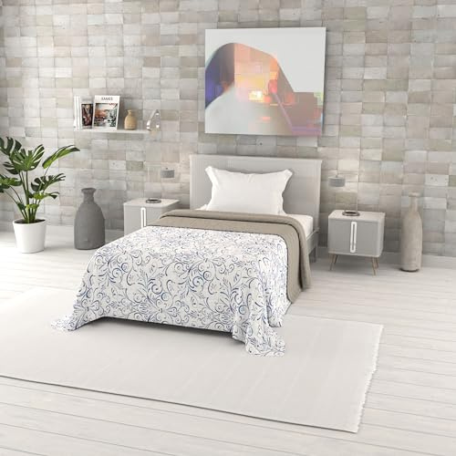 Edredón de Verano en Microfibra Fantasy, 1 Plaza 170x270cm, Ornato Tex