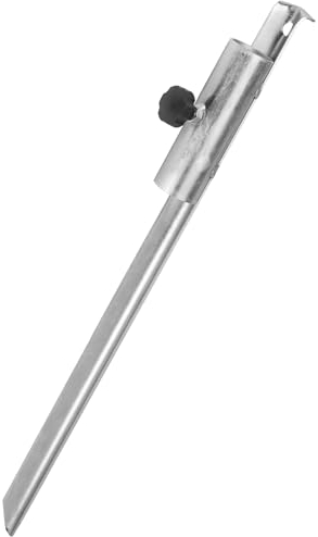 Moritz Pied de parasol - Piquet de gazon - Diamètre : 34 mm x 50 cm - Pied de parasol - Douille de sol pour parasol - Piquet de terre - Support de parasol - Chevilles de sol