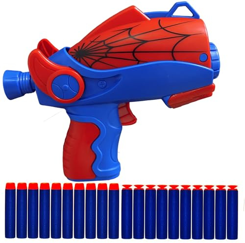 Yapartifa Shooter Toys Kids Boy Gift,Boys Toy Age 3 4 5 6 7 8 9 10 11 12, Shooters Gun for Kids, Super Hero Toys Set 2 Kinds Soft Bullets (1Pcs)