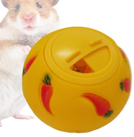 Balle À Friandise pour Rongeur 7,5 cm Balle De Friandises pour Lapin, Distributeur De Friandises pour Lapin Hérisson, De Boule De Friandise Distributeur De Nourriture pour Petits Animaux