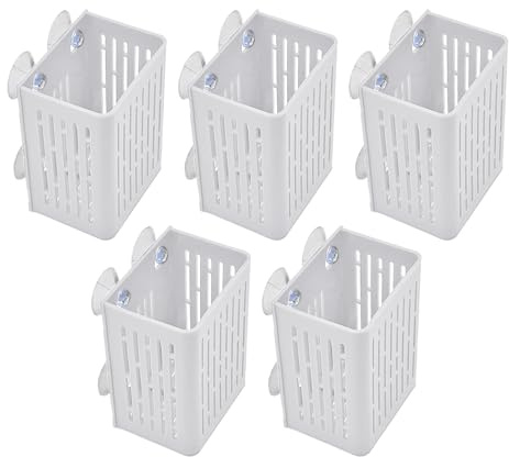 Portaplantas para Acuario,Juego de 5 Decorativos Flotantes - para Plantas Acuáticas Vivas como Poto | para Criadores Amantes de Mascotas Cultivo de Plantas Betta Jardín Acuático Potos Flor