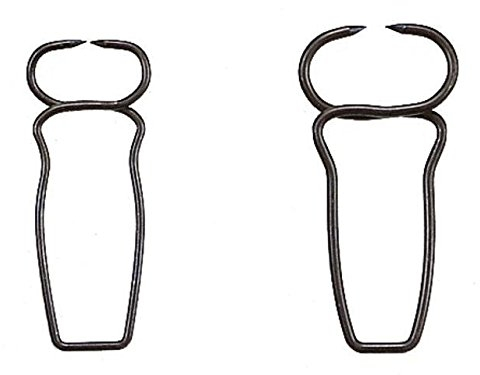 ULMIA Gehrungs-Stahlklammern 10 Stück Größe 1, zur Bearbeitung von Holz, einfache Anwendung, 168-1