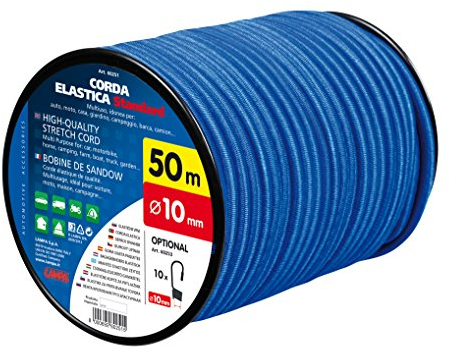 LAMPA 60251 Corda elastica con ganci Cavo elastico Elastici portapacchi Cordino elastico