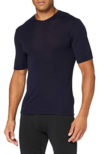 Icebreaker Herren T-Shirt 175 Everyday SS Crewe Merino Baselayer Top, Midnight Navy, M, 104482423