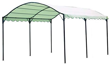 TATA LINDA Carport JU-016 Tonnelle de jardin avec dessus en polyester