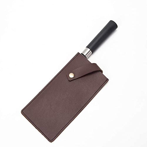 Knife Guard for Chef Knife, 8.3 PU Leather Knife Sheath, Protetive Cover for Wide Knives and Meat Cleaver, Meat Cleaver Blade Protector, Kitchen Knife Protection Accessories