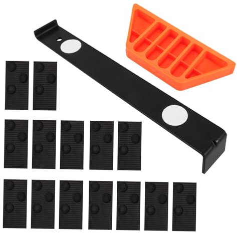KITANDOVE 1 Satz Bodeninstallationswerkzeuge Bodenzugstange Abstandshalter Für Laminatböden Zugstange Für Zu Hause Werkzeuge Für Vinylböden Harte Zugstange Kohlenstoffstahl Black
