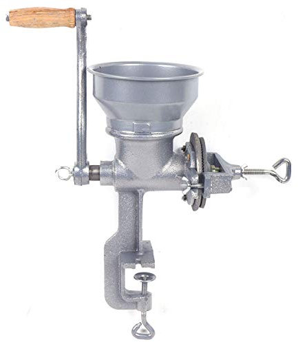 Qussse Mulino manuale per cereali, grano mulino a mano macina caffè cereali mulino a mano per chicchi fagioli e caffè