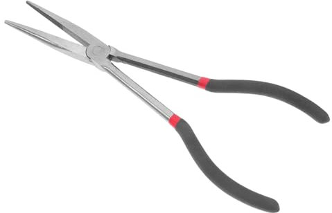 MUCKLILY Ingenieurzange Zange Mit Großer Reichweite Handwerkstools Spitzzange Lange Nasenzange Zangen Für Die Schmuckherstellung Kleine Schmuckzange Stahl Mit Hohem Kohlenstoffgehalt Black